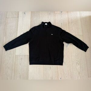 Black Men's Lacoste Quarter Zip